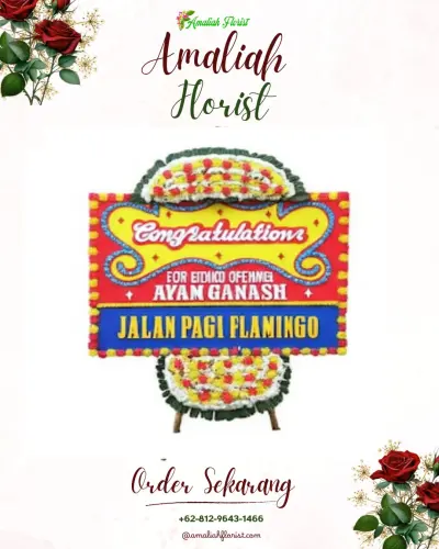 Bunga Papan Congratulation di Rumah Duka 168 – Yayasan Bhakti Rahayu
